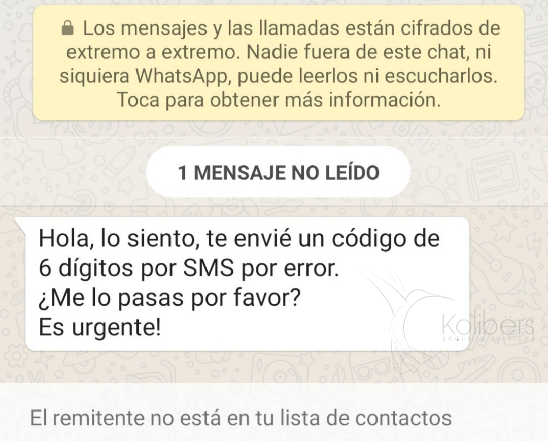 phishing whatsapp Kolibërs